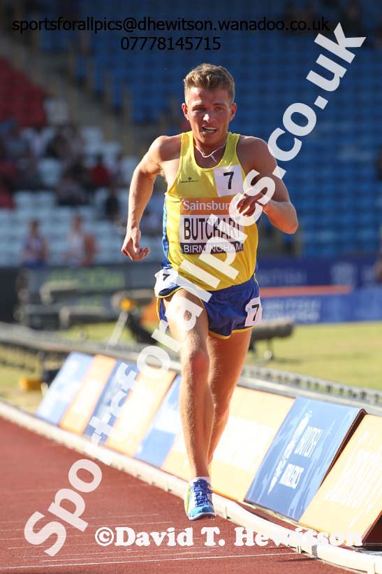 Mens 5000 metres, Sainsbury's British Champs, Alexander Stadium, Birmingham. Photo: David T. Hewitson/Sprts for All Pics